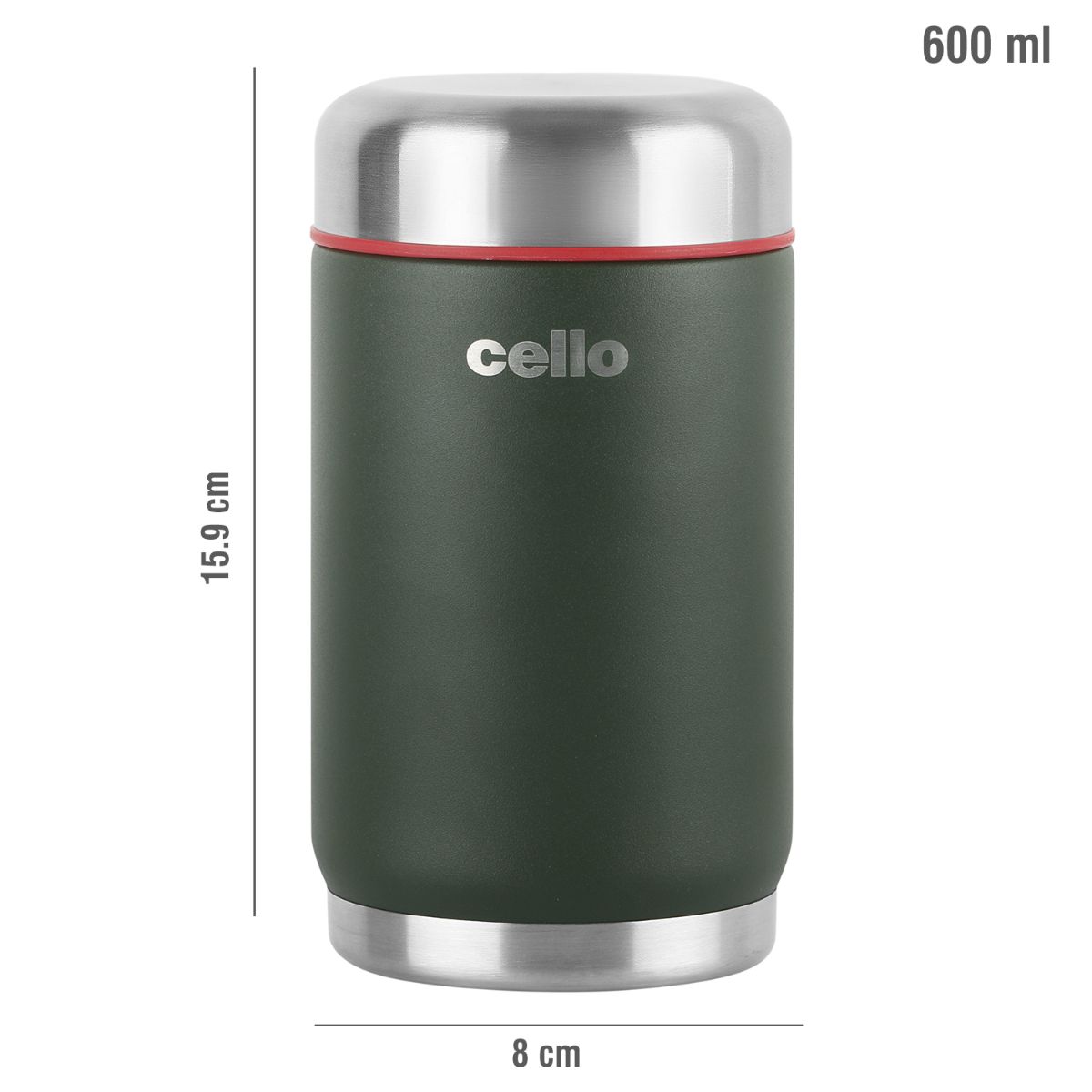 Cello Duro Supee Flask, Insulated Soup Jar - view 24