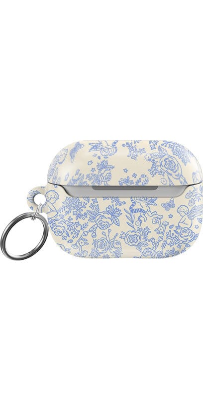 Casetry Cupid's Canvas | Periwinkle Floral AirPods Case - view 8