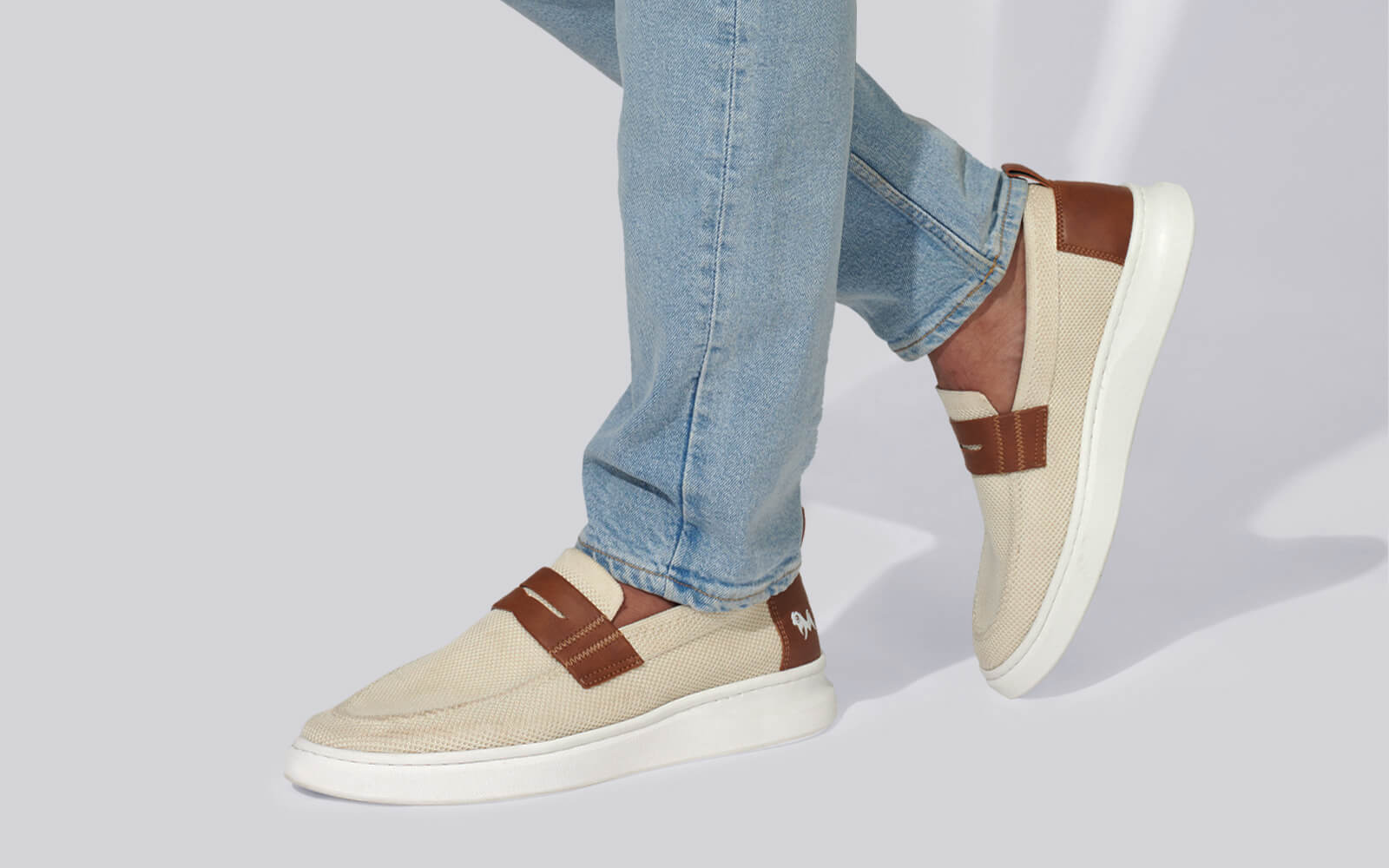 Neeman's Brunch Loafers : Ivory/Tan - view 9