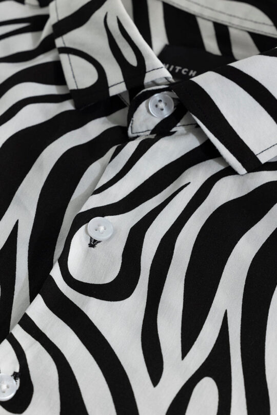 SNITCH Zebra Wave White Shirt - view 2