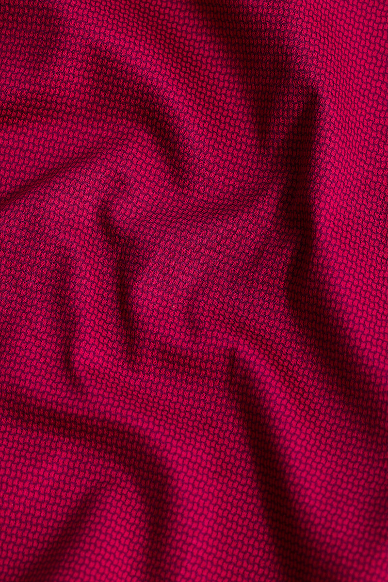 SNITCH EasyFlex Self Design Red Shirt - view 6