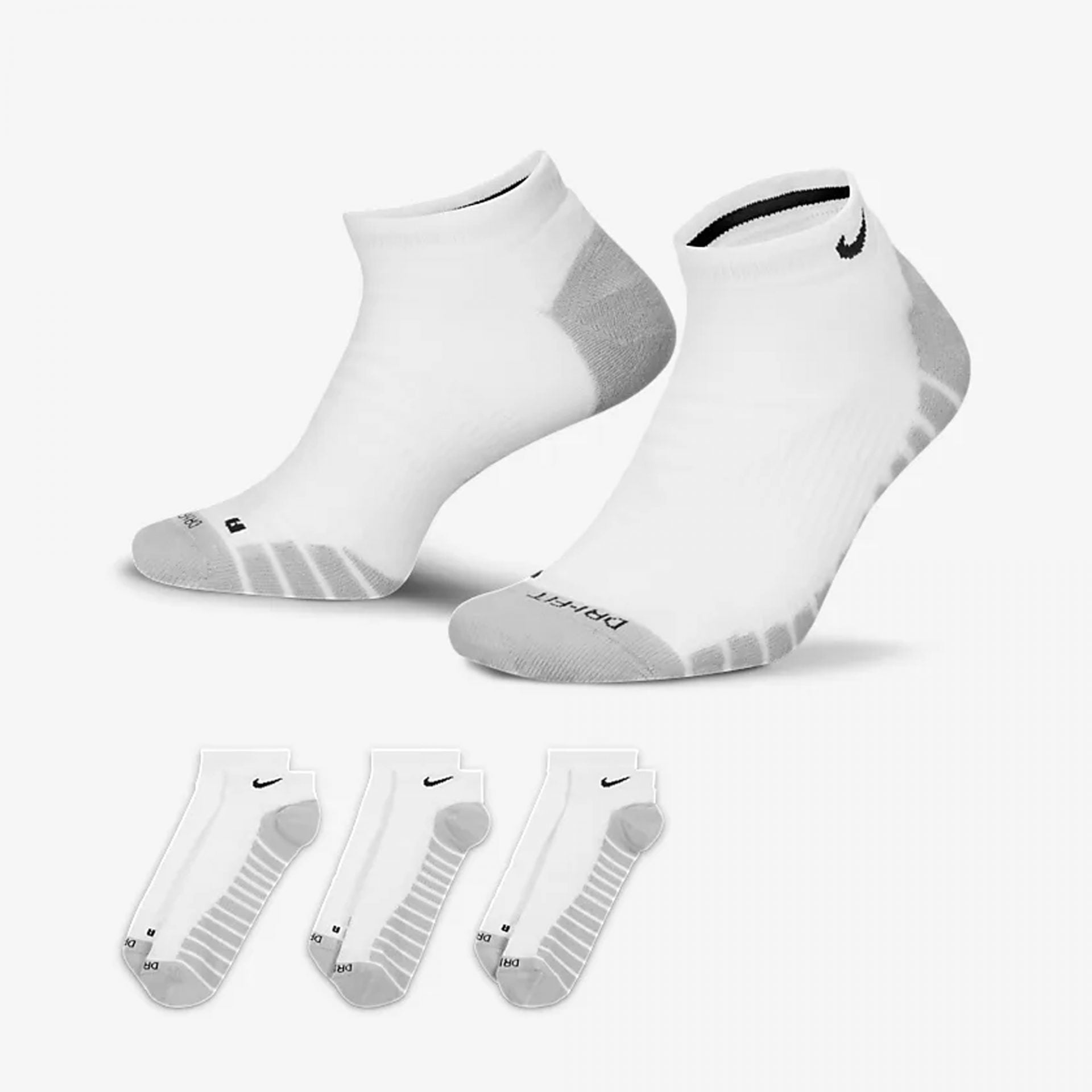 Nike | EVERYDAY MAX CUSHIONED TRAINING NO-SHOW SOCKS (3 PAIRS) - view 2