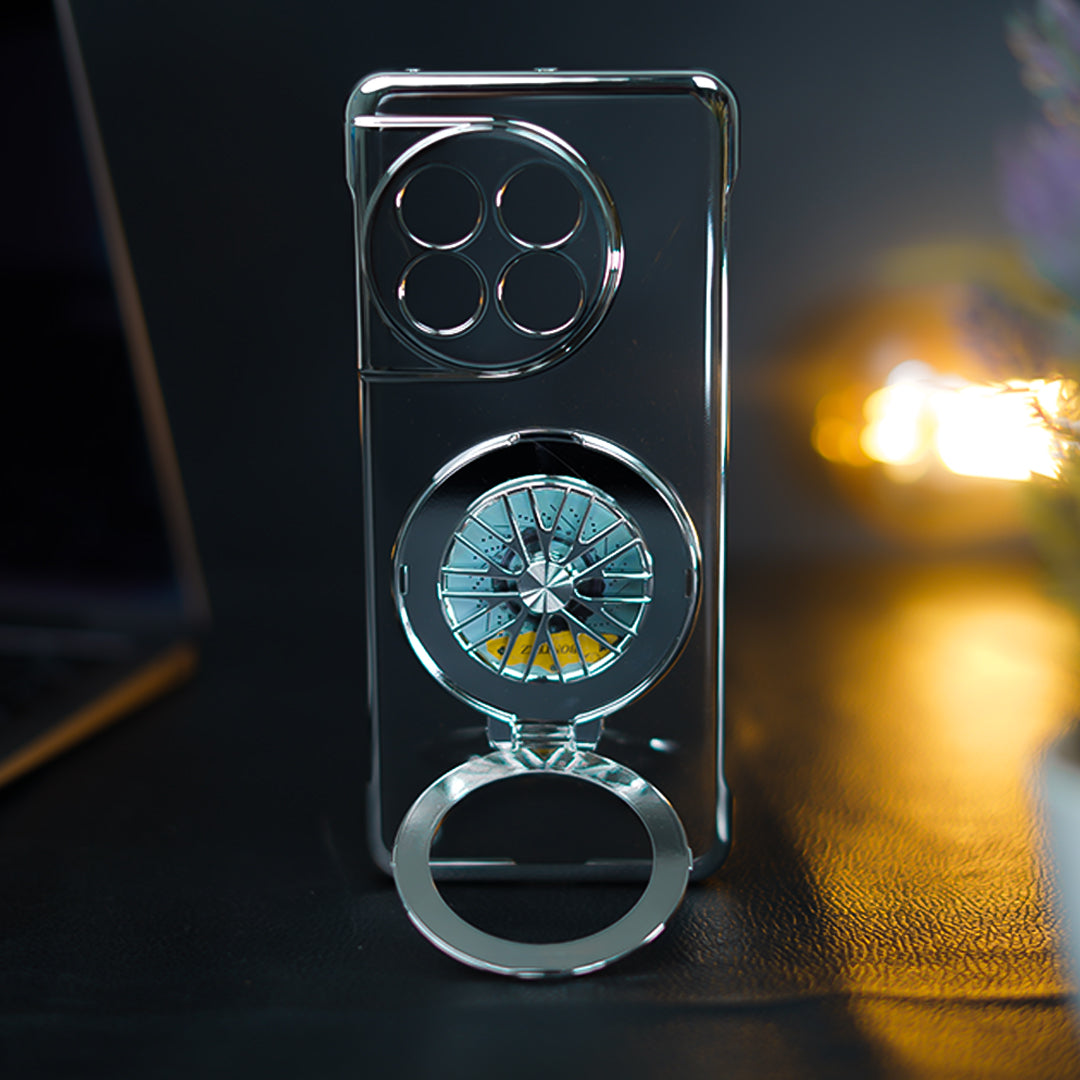 Million Cases OnePlus 11R Crystal Clear Borderless Swivel Stand Case - view 22