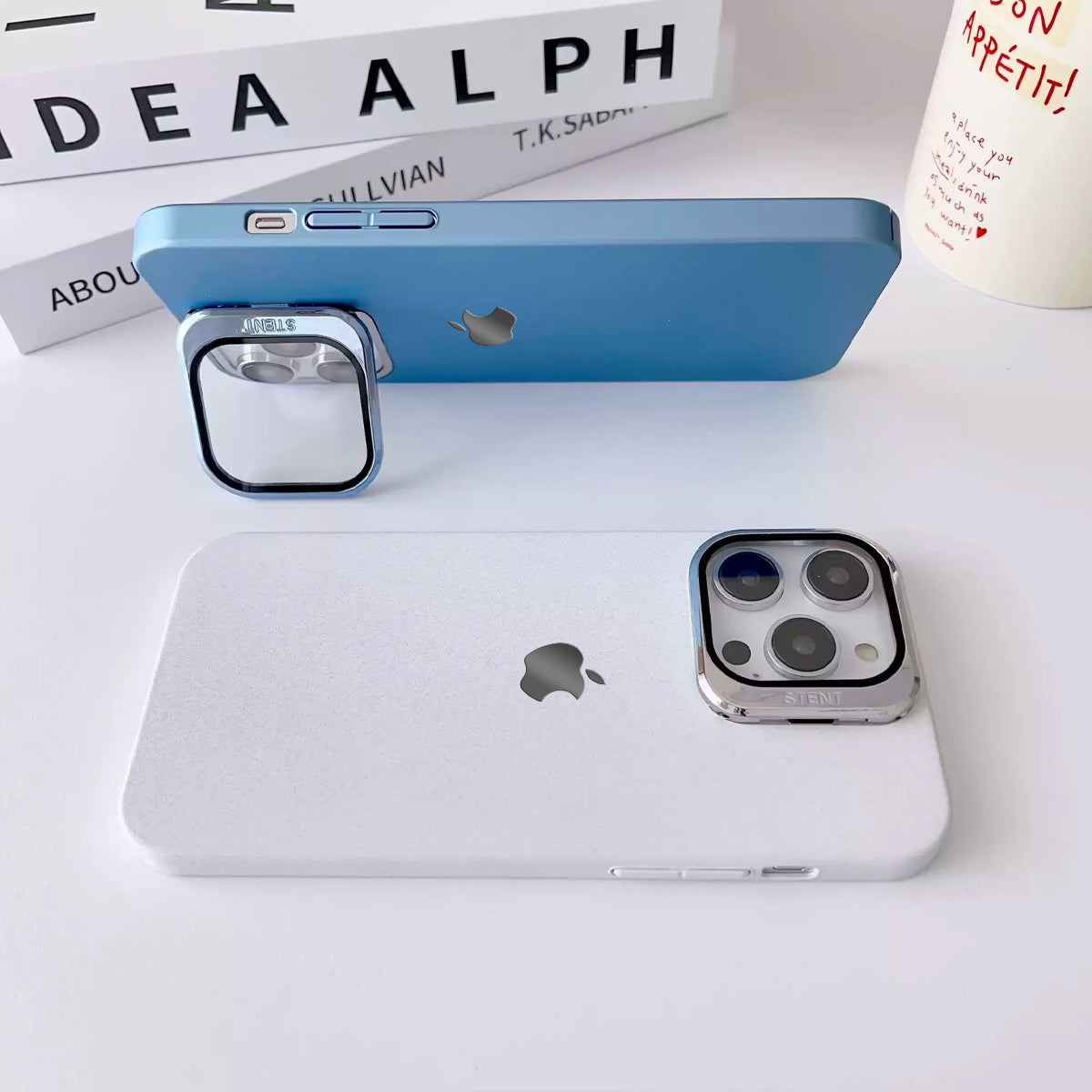 Apple iPhone 13 Series Clear Camera Protector Hidden Stand Logo Case - view 3