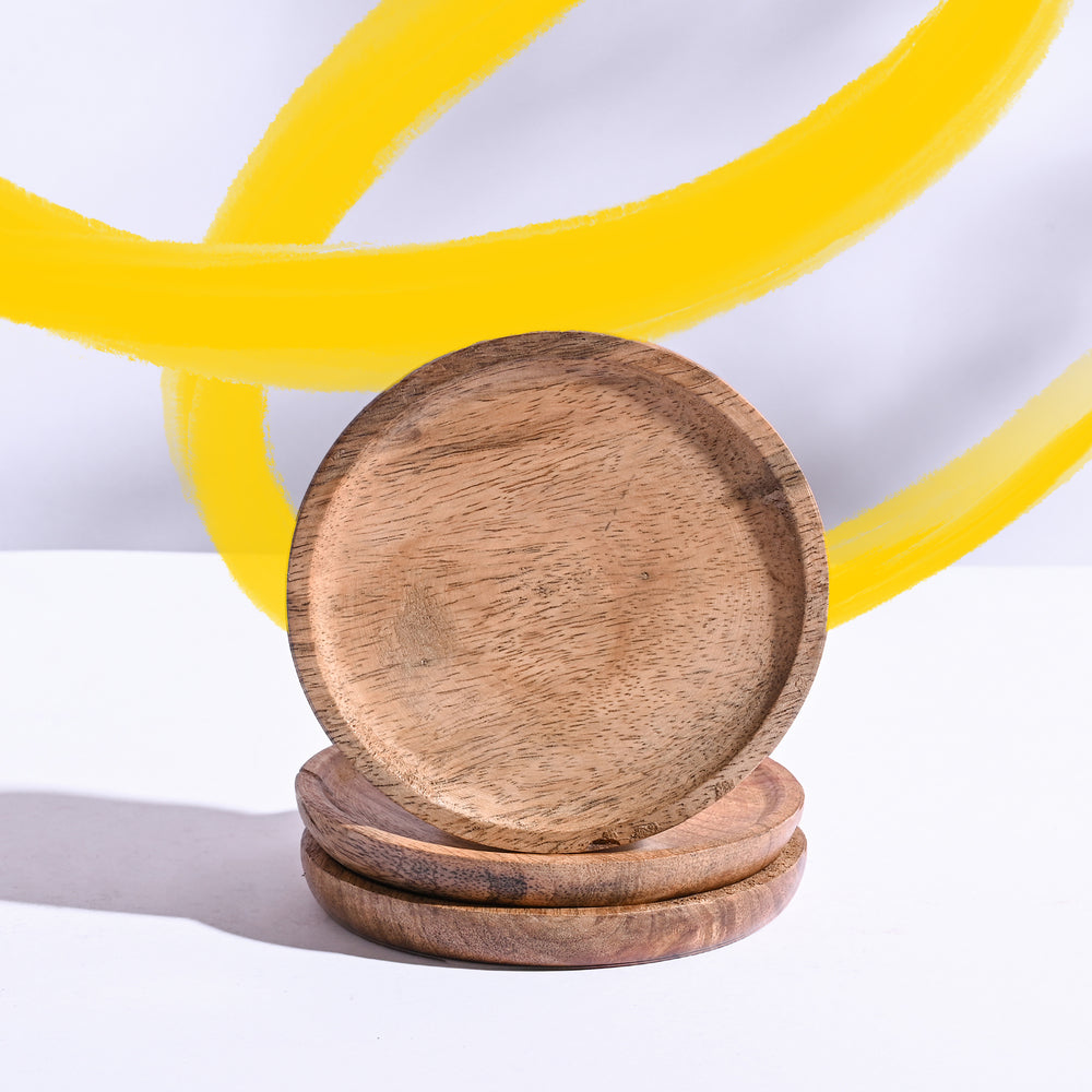 Ugaoo Wooden Plant Tray - Set of 3 - view 6