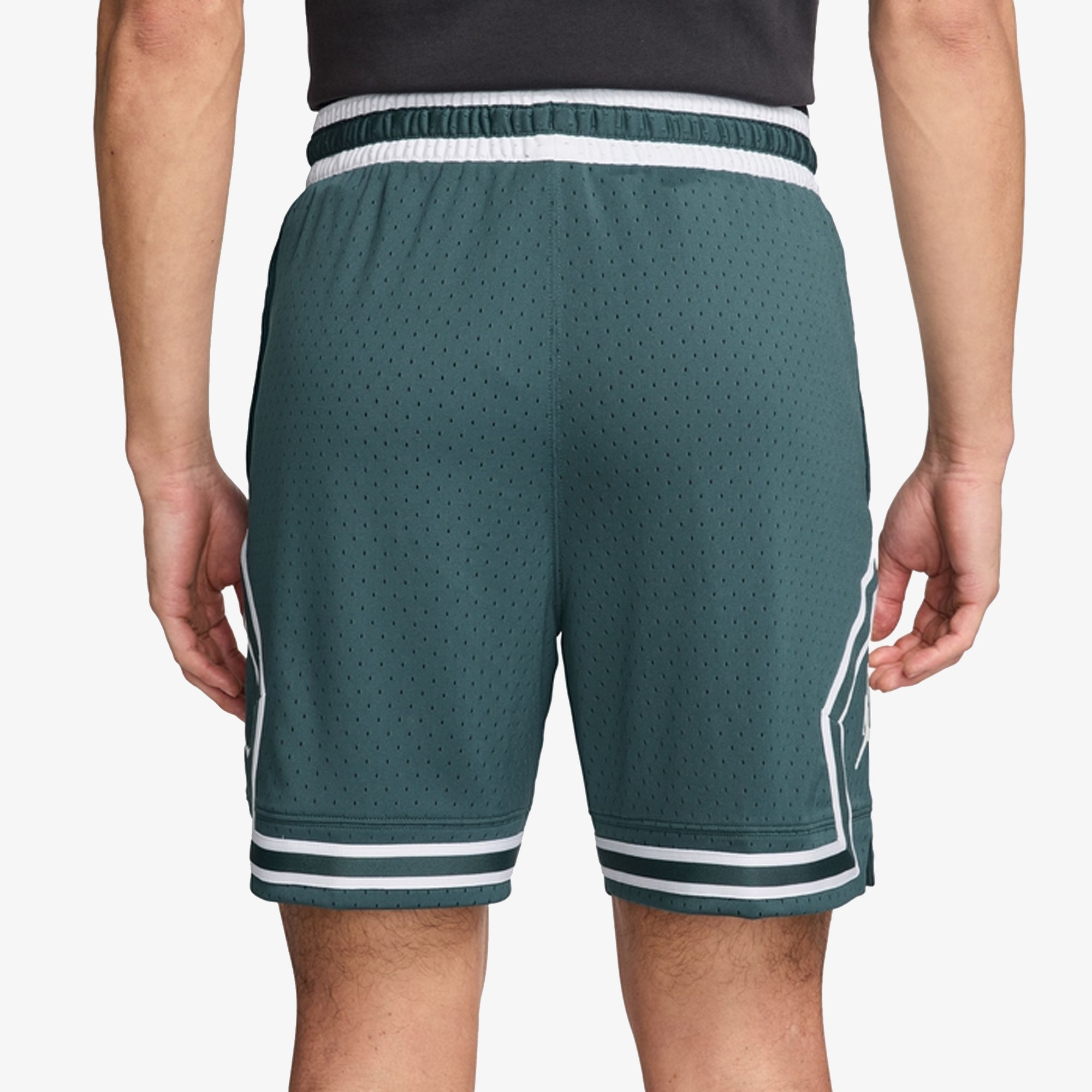 Jordan | Dri-fit Sport Diamond Shorts { Oxidized Green/white/white - view 3