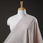 AHA VASTRA HANDLOOM Brown - Jhiri Pure Handloom Cotton Fabric