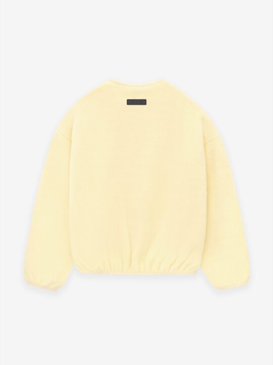 ESSENTIALS Polar Fleece Crewneck – Garden Yellow - view 2
