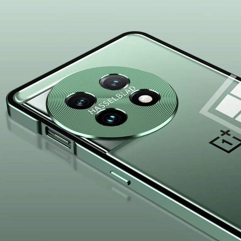 Million Cases OnePlus 12R Aluminium Alloy Metal Frame Glass Case - view 4