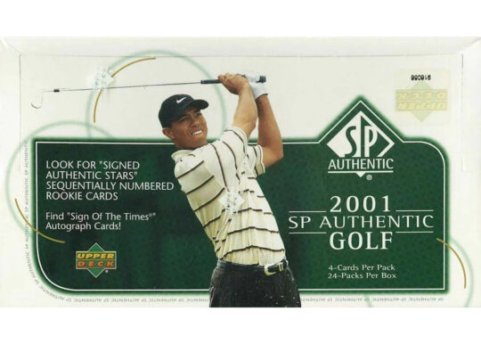 2001 Upper Deck SP Authentic Golf Hobby Box