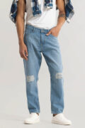 SNITCH Downtown Sky Blue Baggy Jeans