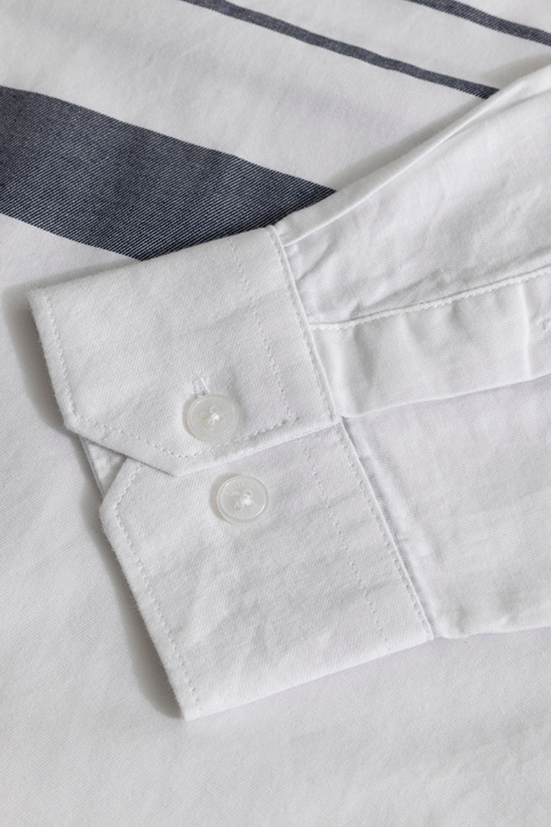 SNITCH Horizontal Lines Grey Shirt - view 8