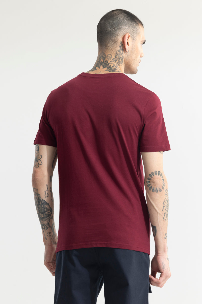 SNITCH EasyEssentials Maroon T-Shirt - view 7