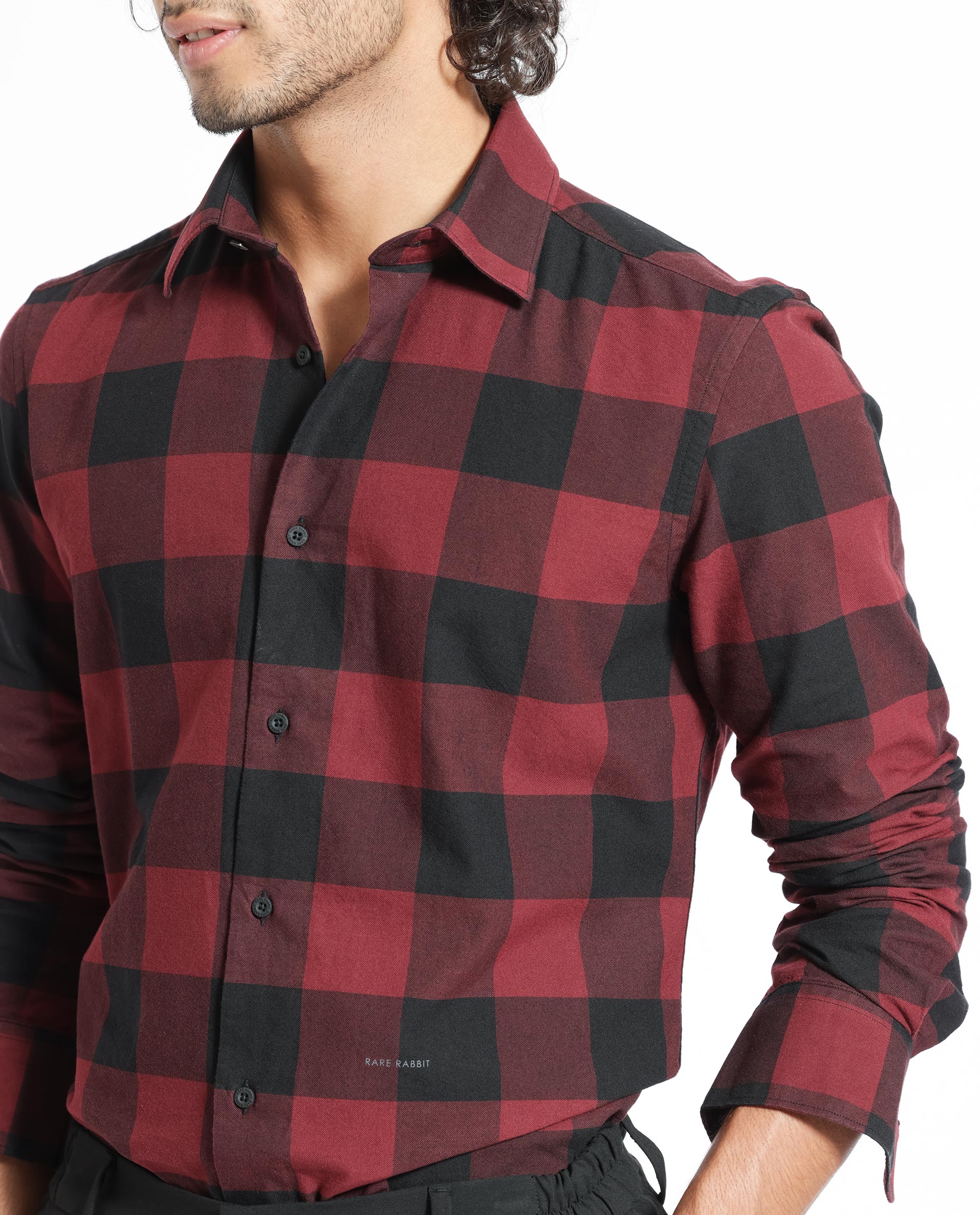 Rare Rabbit Men's Byre Multi Full Sleeves Checks Shirt - view 3