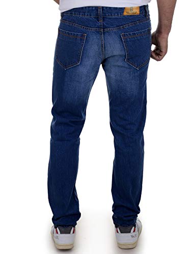 Ben Martin BlackTree Men's Relaxed Fit Jeans, Dark Blue - view 7