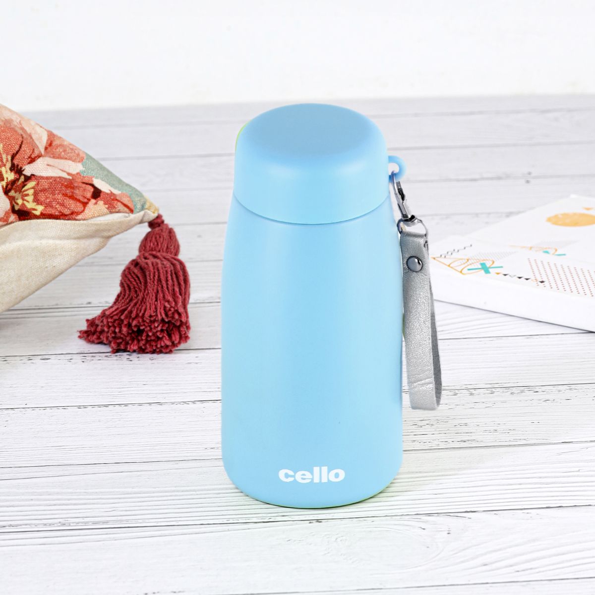 Cello Mom Hot & Cold Stainless Steel Kids Water Bottle, 350ml - view 28