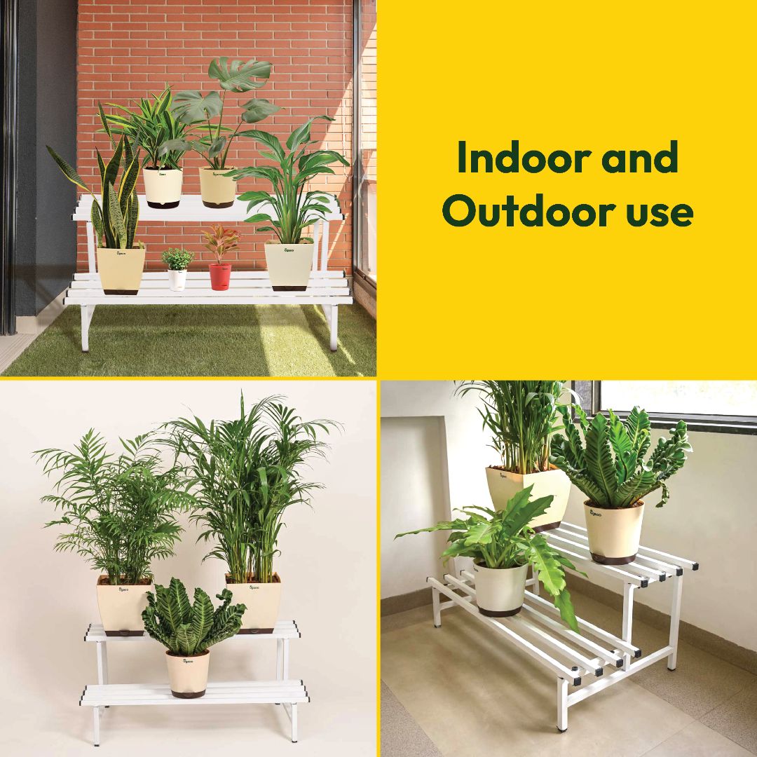 Ugaoo 2-Tier Elevate Metal Plant Stand - view 4