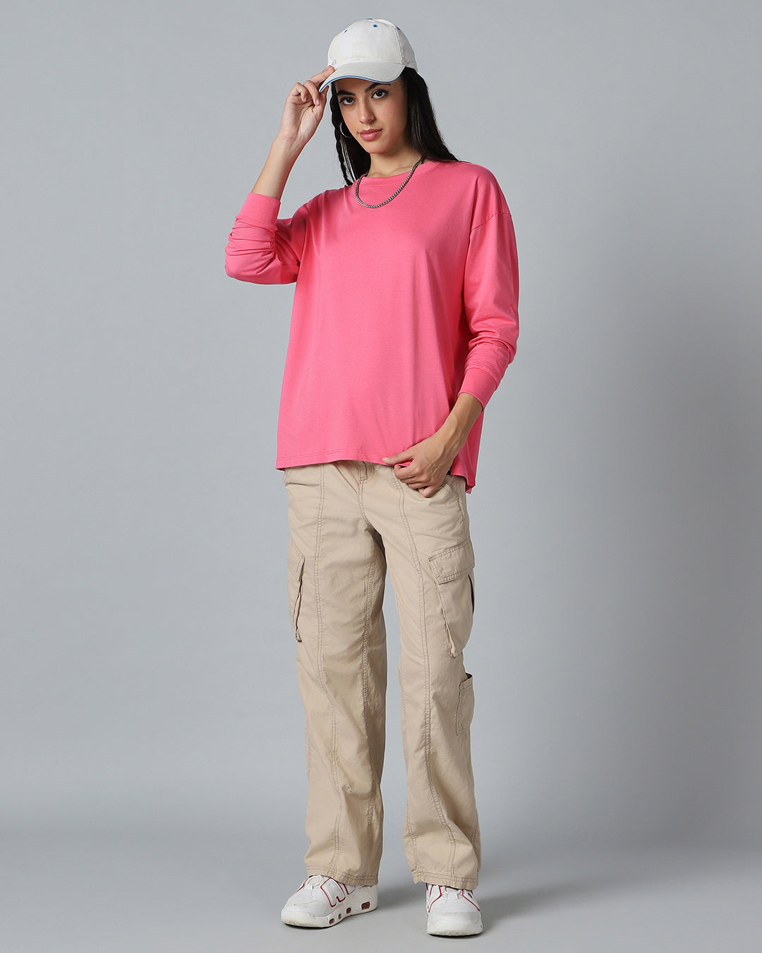BlackTree Pink Oversized Dresses - view 4