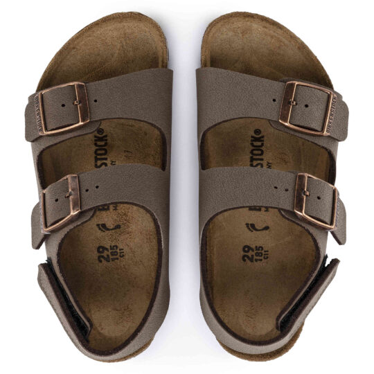 Birkenstock Milano Kids Birko-Flor Birkibuc – Brown Brown/Mocha - view 2