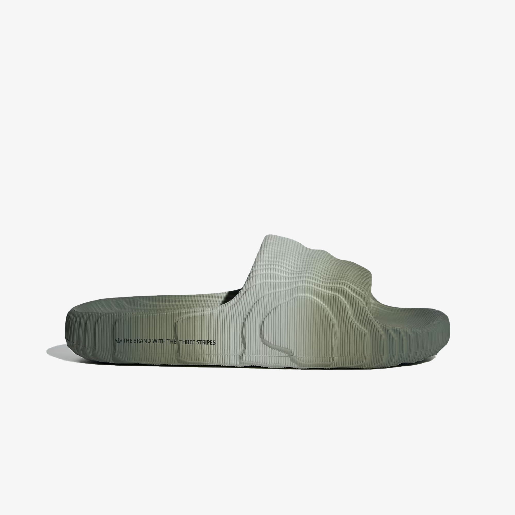 Adidas Originals | ADILETTE 22 { WONDER GREEN/SILVER GREEN/CORE BLACK - view 6
