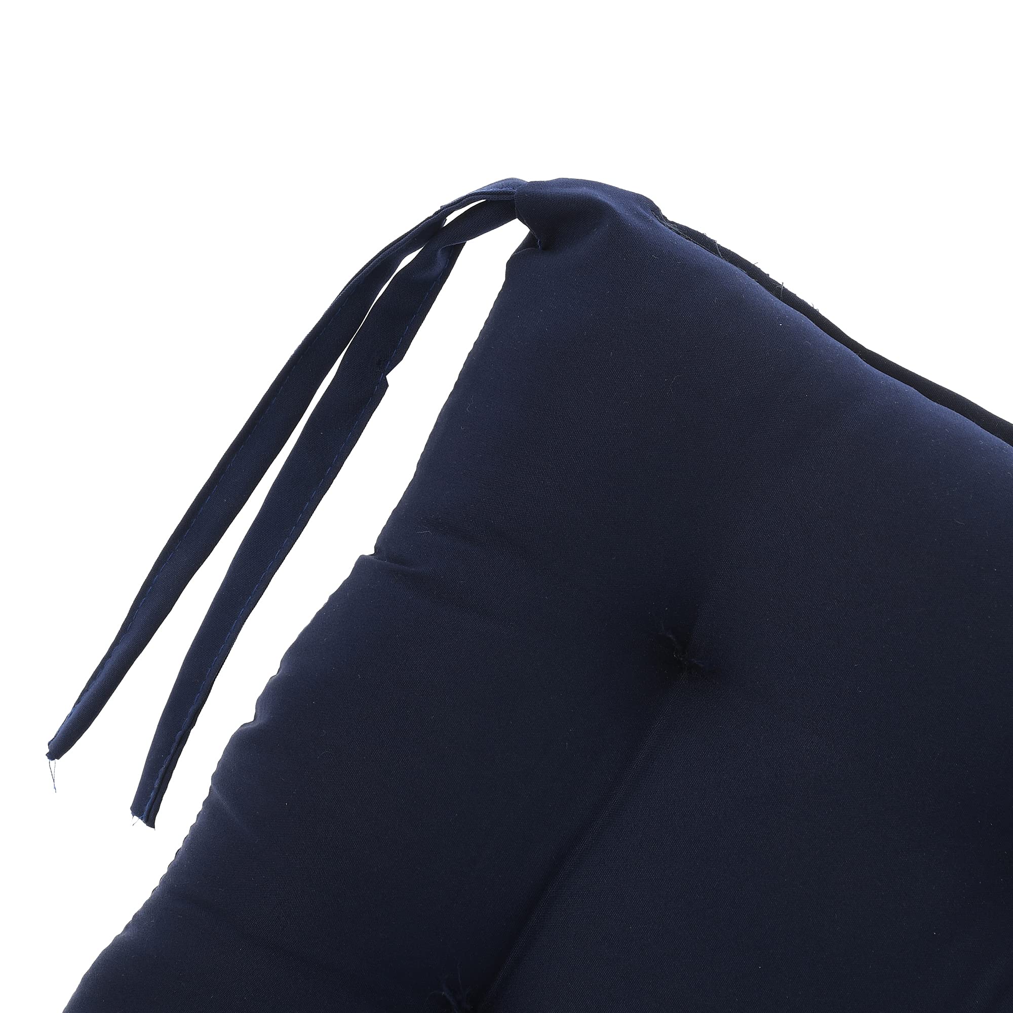 Kuber Industries Microfiber Chair Pad|Chair Cushion Pad for Office, Home|Sitting Cushion|Seat Cushion for Chair (Navy Blue) - view 5