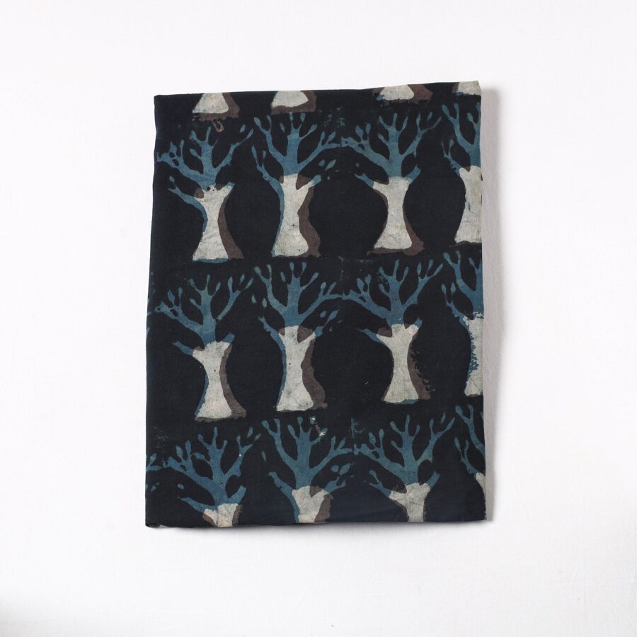 BINDAAS UNLIMITED Bindaas Block Printed Cotton Precut Fabric 01