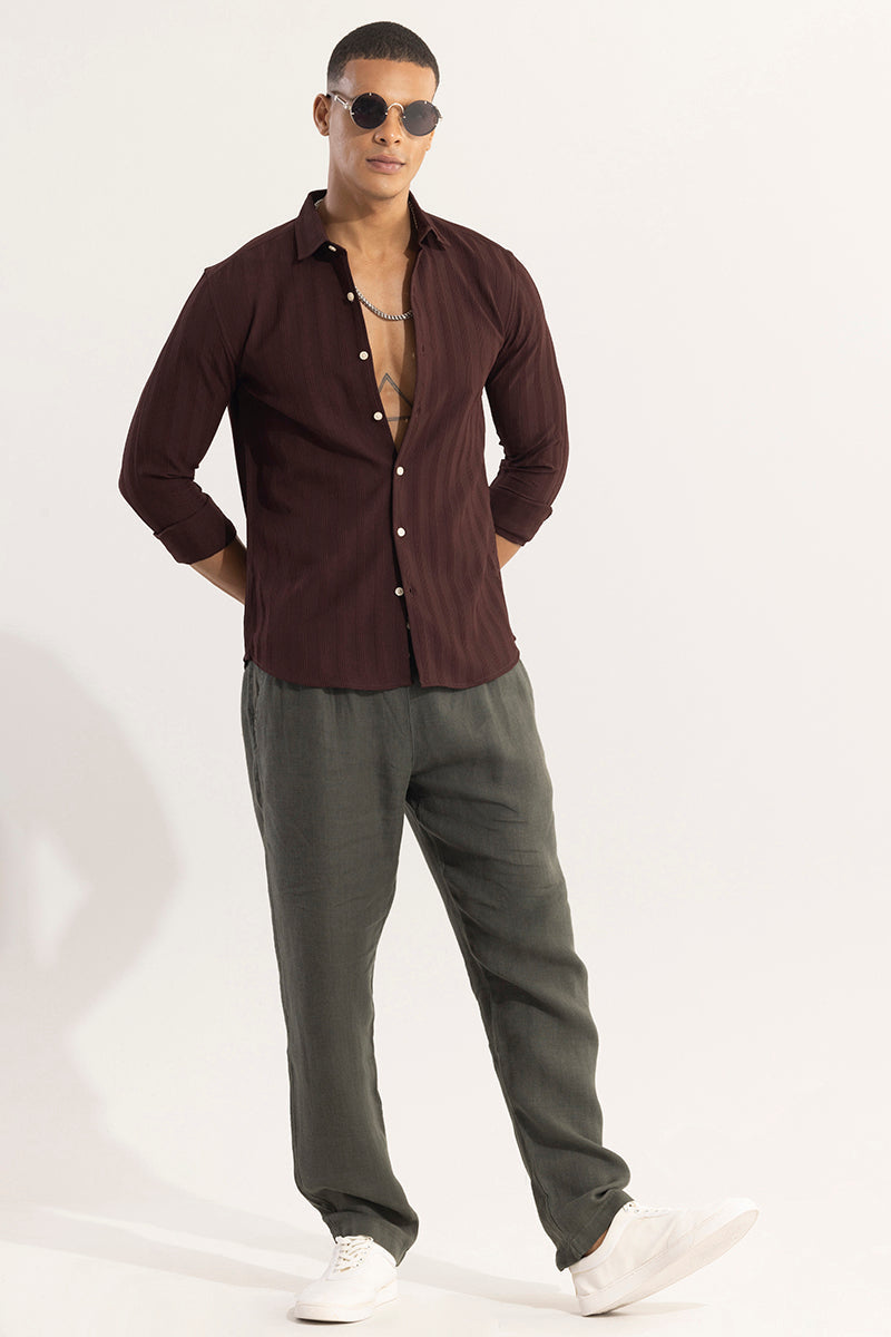 SNITCH Quadbar Maroon Shirt - view 3