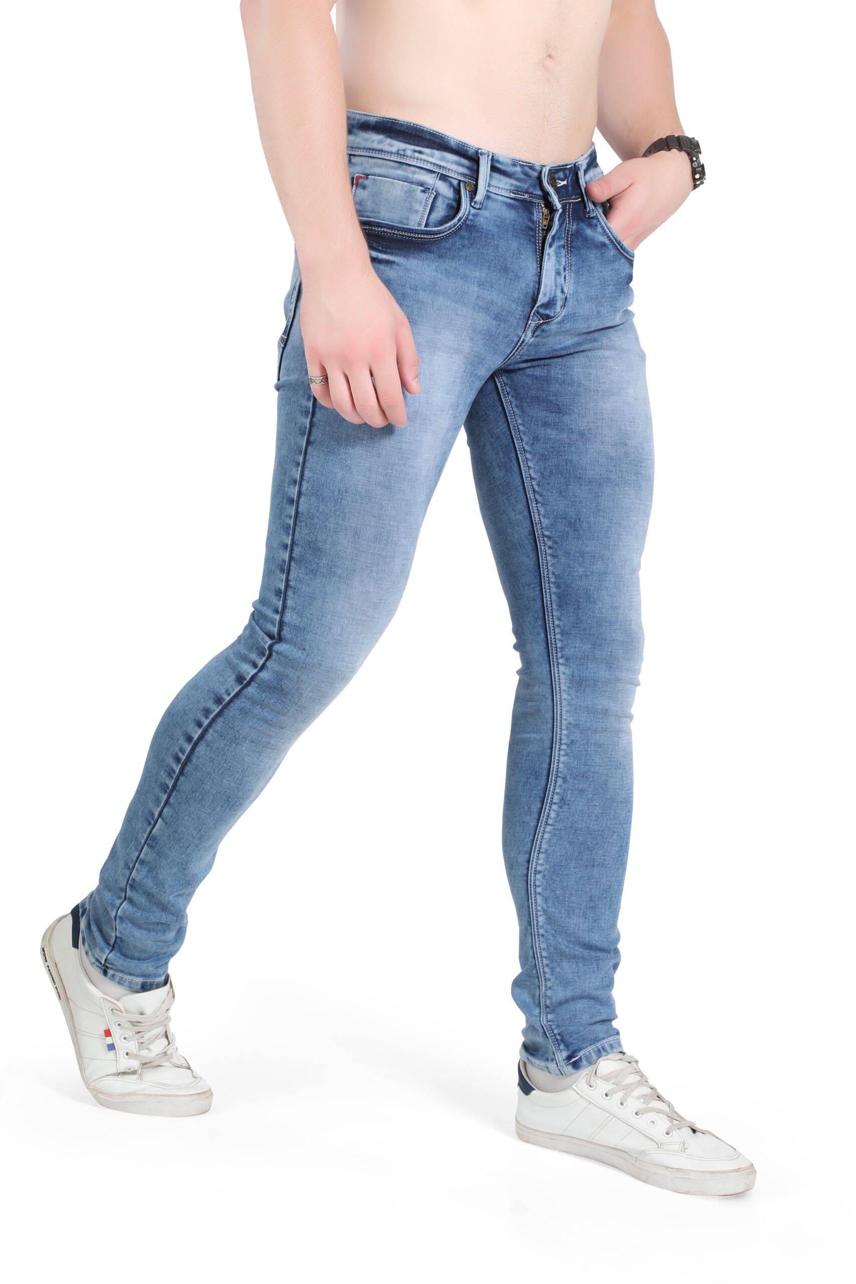 BLACKTREE STYLISH SUMMER JEANS FOR MEN,S BLUE DENIM BT0011..
