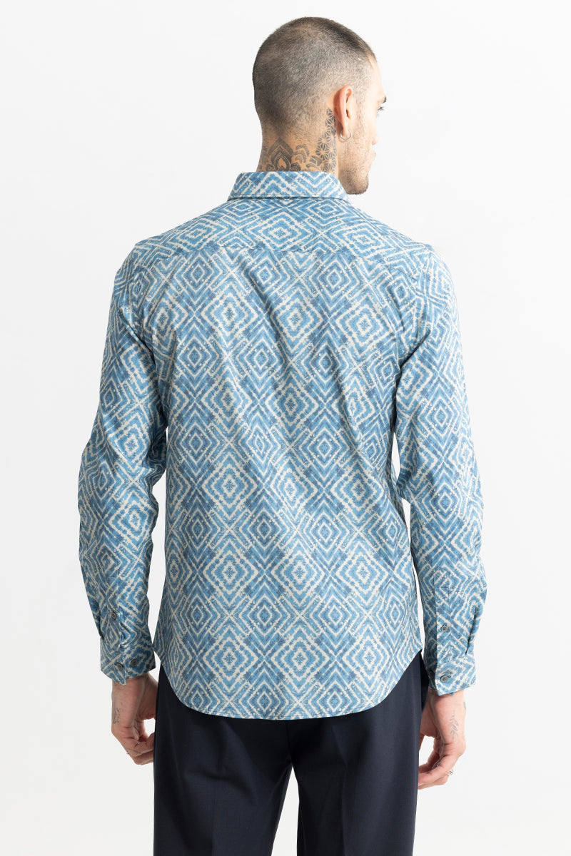 SNITCH Cube Couture Blue Shirt - view 6