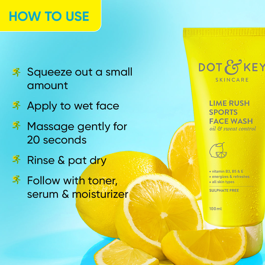 Dot & Key Lime Rush Sports Facewash - view 6