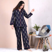 BlackTree Paisley Blue Pajama Set