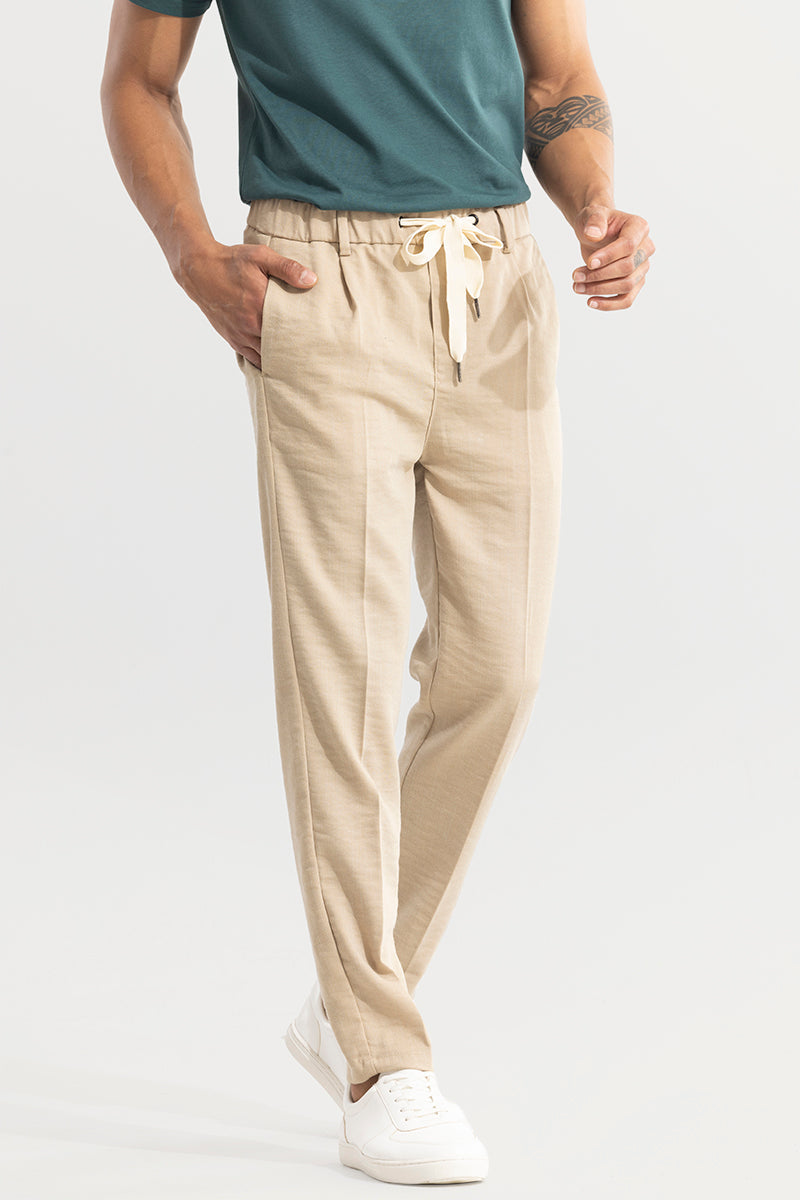 SNITCH Soft Stride Beige Trouser - view 3