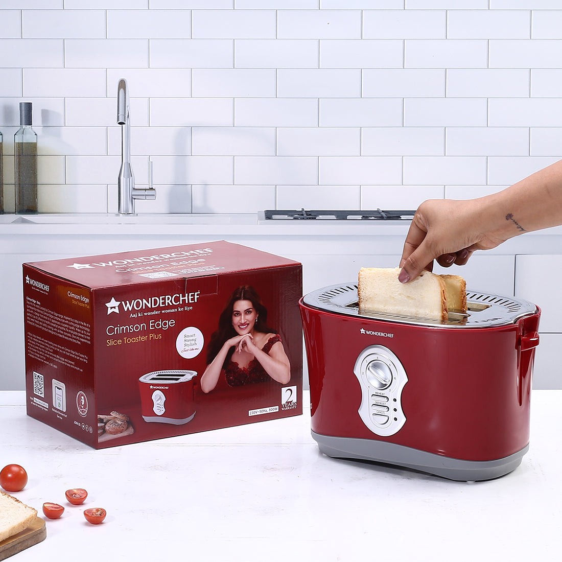 Wonderchef Crimson Edge Slice Toaster with | 800 Watt - view 9