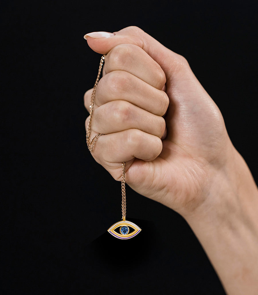 Gemsmantra The Evil Eye Pendant - view 4
