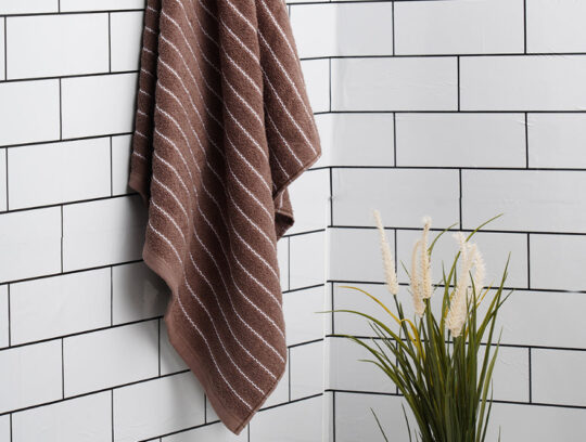 100 cotton bath – Spaces India Chocolate 100% Cotton Bath Towel - 2-In-1 By Welspun