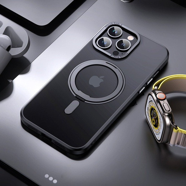 Million Cases iPhone 14 Series Magnetic 360° Rotation Ring Holder Case - view 3