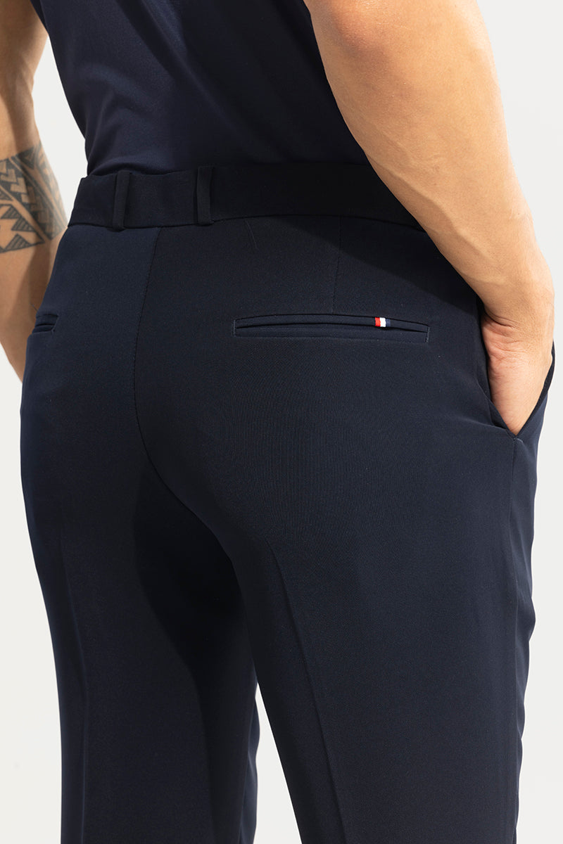 SNITCH Tuxedo Attire Navy Trouser - view 8