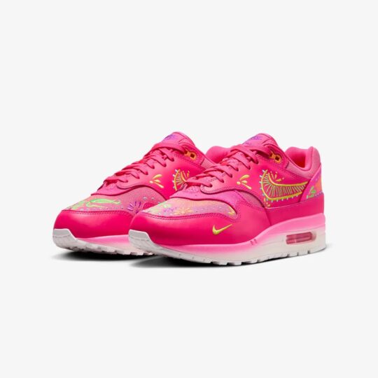 Nike | AIR MAX 1 PREMIUM { HYPER PINK/SAIL-OPTI YELLOW-GREEN STRIKE