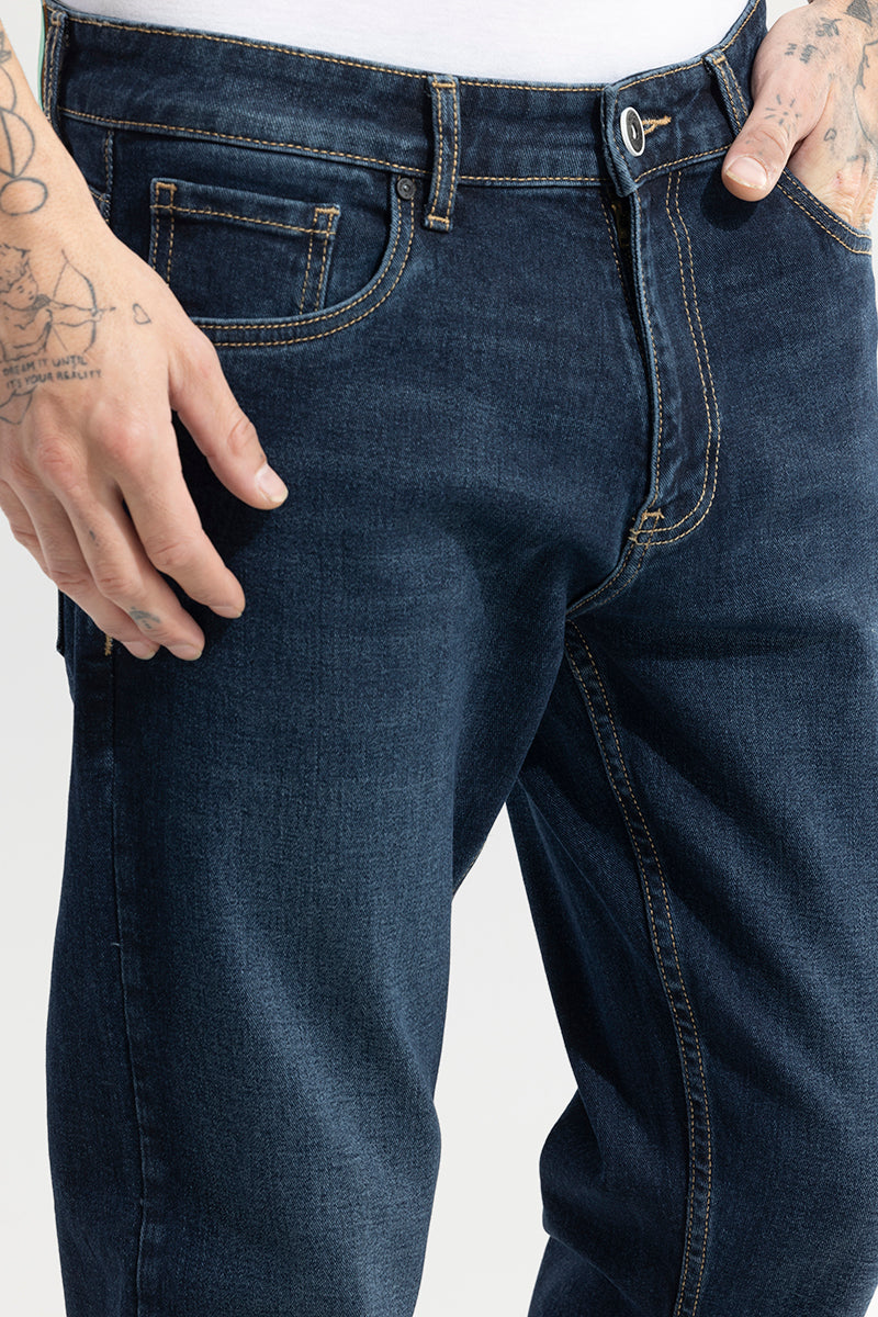 SNITCH Dazzle Space Blue Bootcut Jeans - view 8