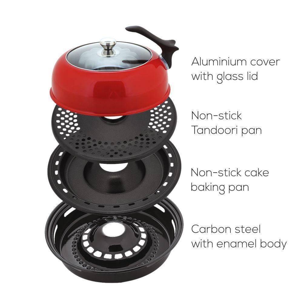 Wonderchef Renewed Gas Oven Tandoor 4 Pieces Set . - view 6