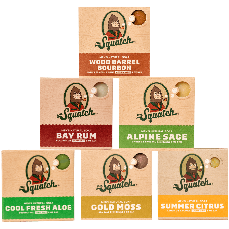 Dr.Squatch by BlackTree Bar Soap 6-Pack
