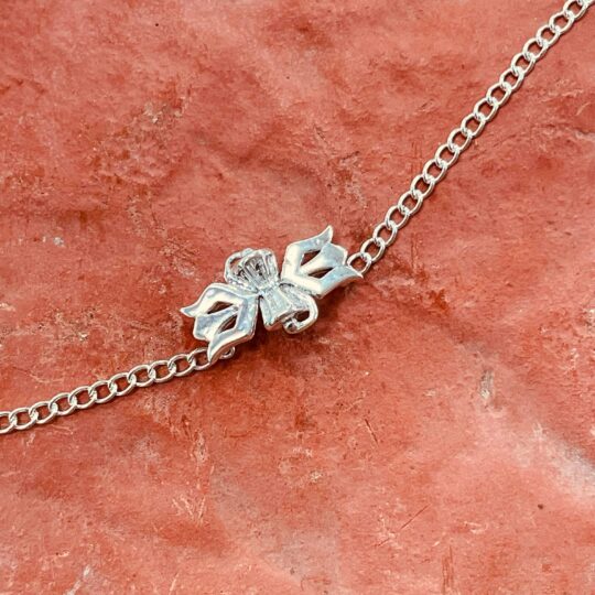 trueBrowns Men 925 Sterling Silver Lord Shiva Trishul Silver Chain Bracelet - view 2