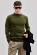 SNITCH Olive Knitted Sweatshirt