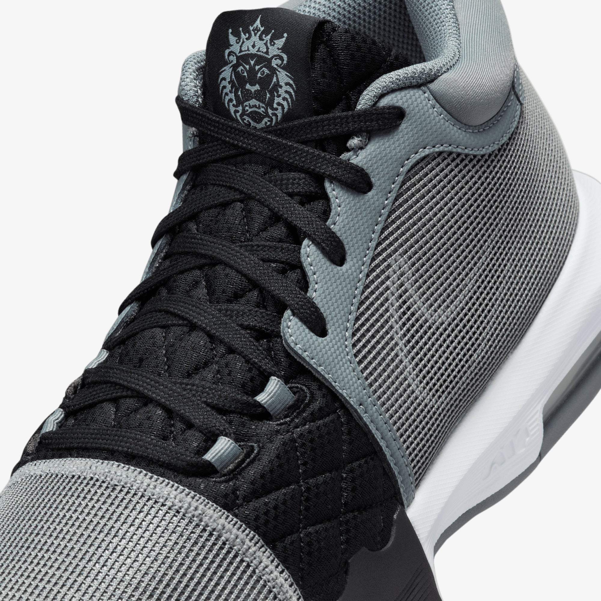 Nike | LEBRON WITNESS 8 EP { COOL GREY/WHITE-BLACK - view 5