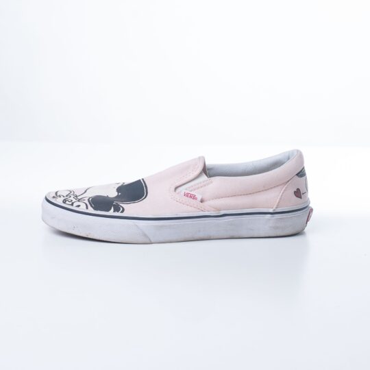 Vans Peanuts Snoopy Pink Slip-Ons