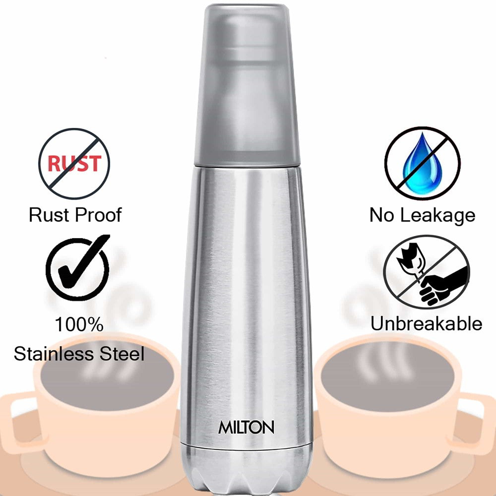 Vertex Thermosteel Bottle With Tumbler (Milton) - view 5