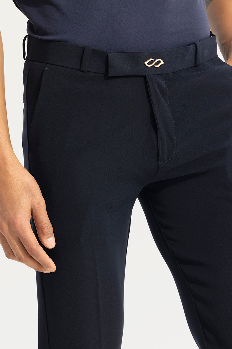 SNITCH Tuxedo Attire Navy Trouser - view 7