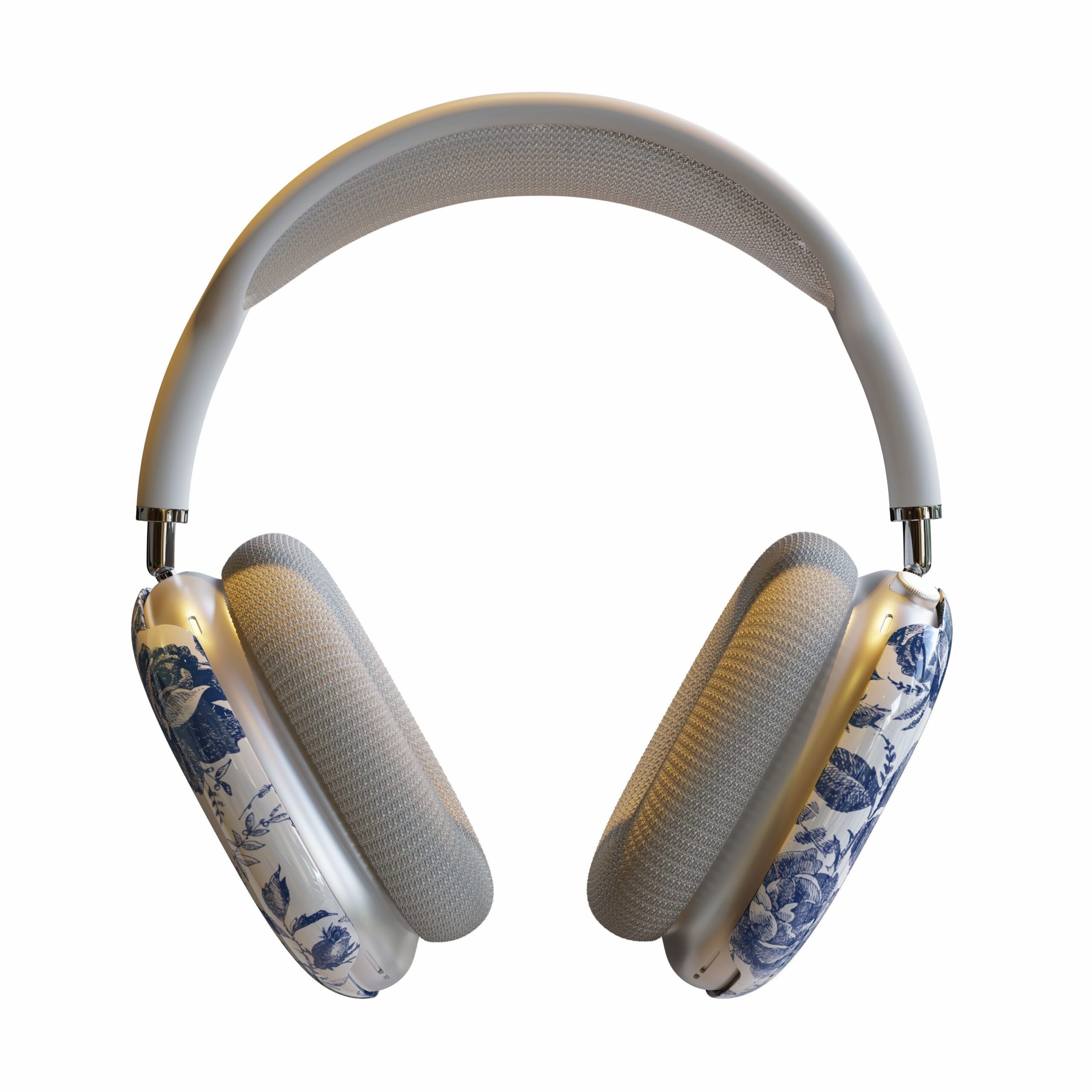 Casetry Rose to Fame | Blue & White Rose Floral AirPods Max Case - view 6