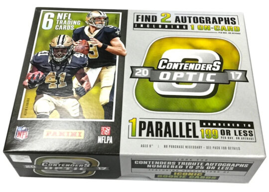 2017 Panini Contenders Optic Football Hobby Box