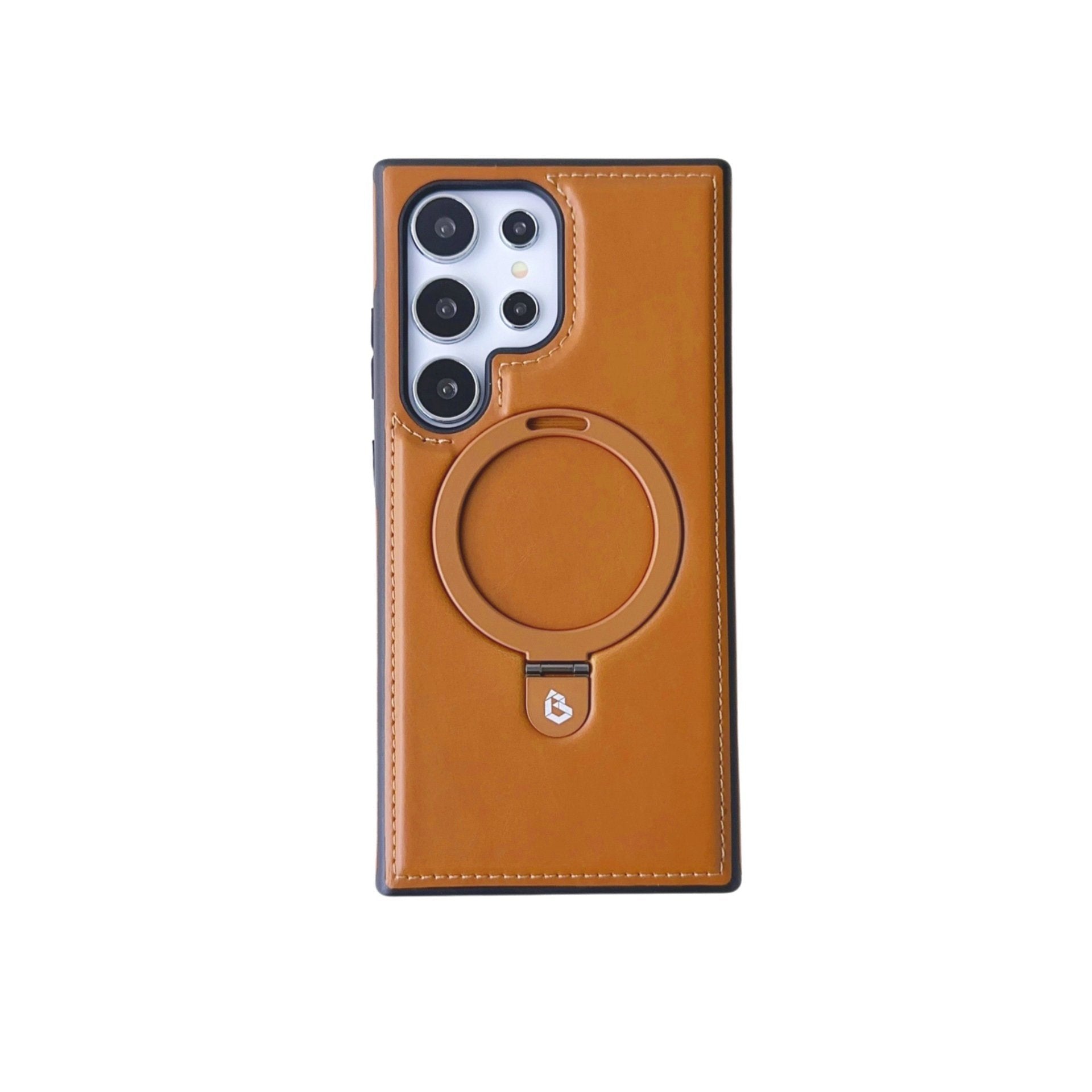 Million Cases Luxe Leather Magnetic Ring Holder Case - Samsung - view 5